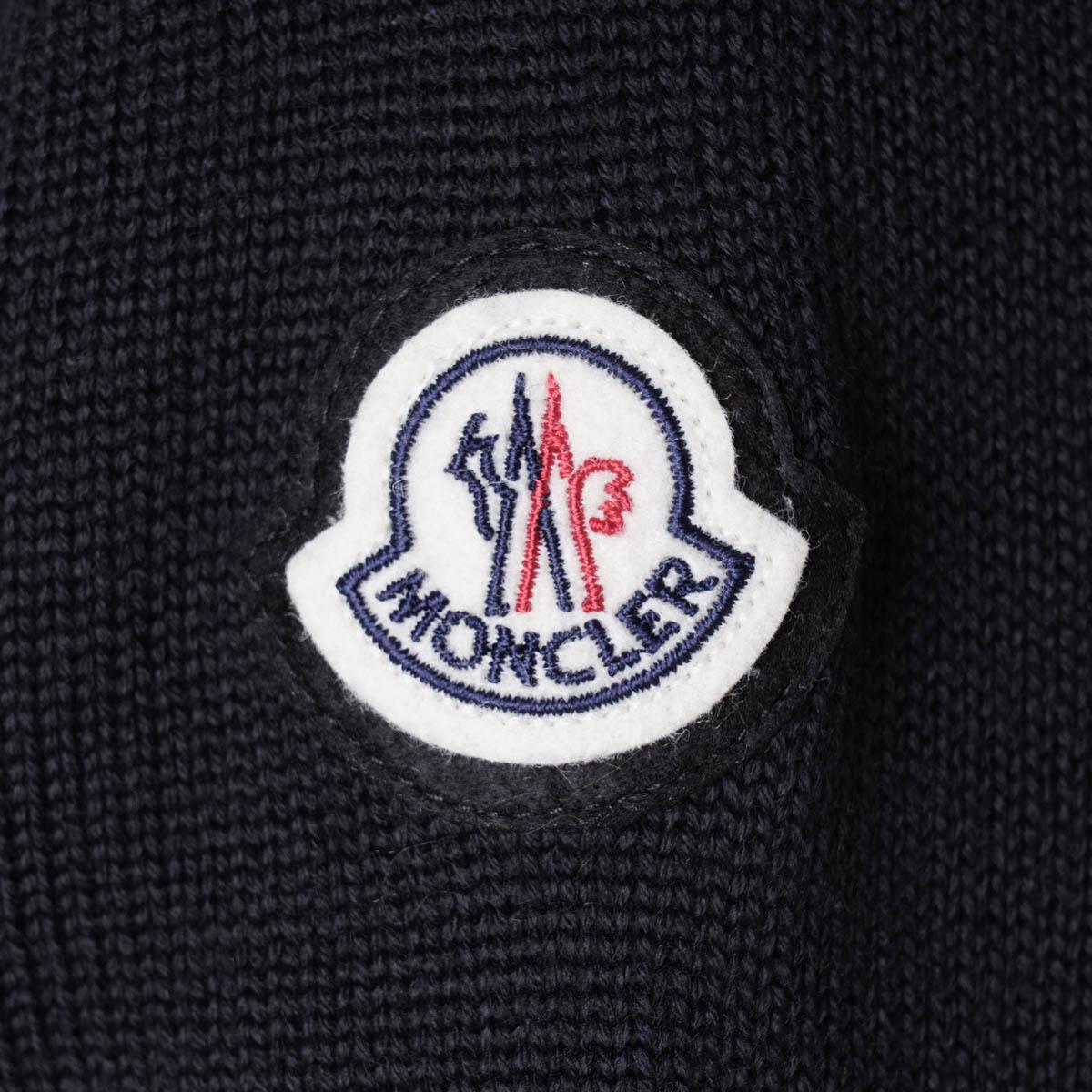 モンクレール激安 MONCLER ダウン切り替え ニットブルゾン ブラック メンズ 9b00024 m1121 999