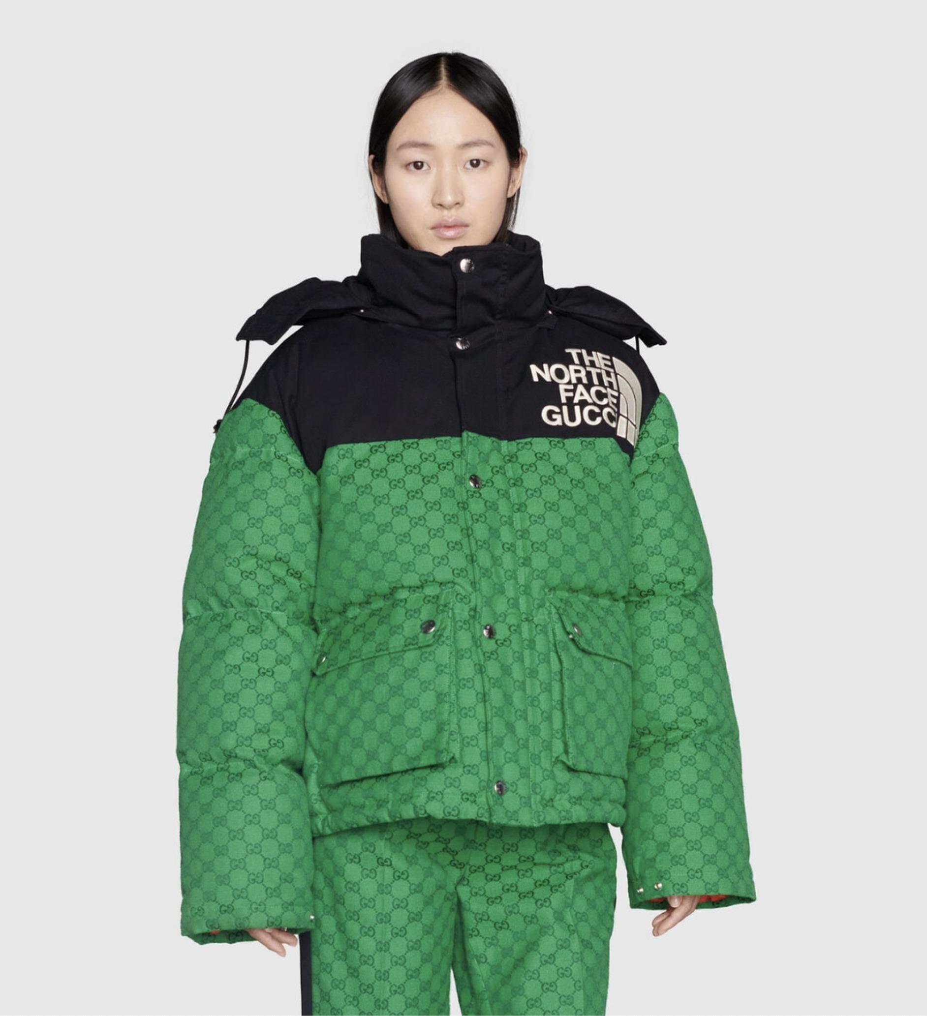 THE NORTH FACE GUCCI GGキャンバス ダウンジャケット 670908