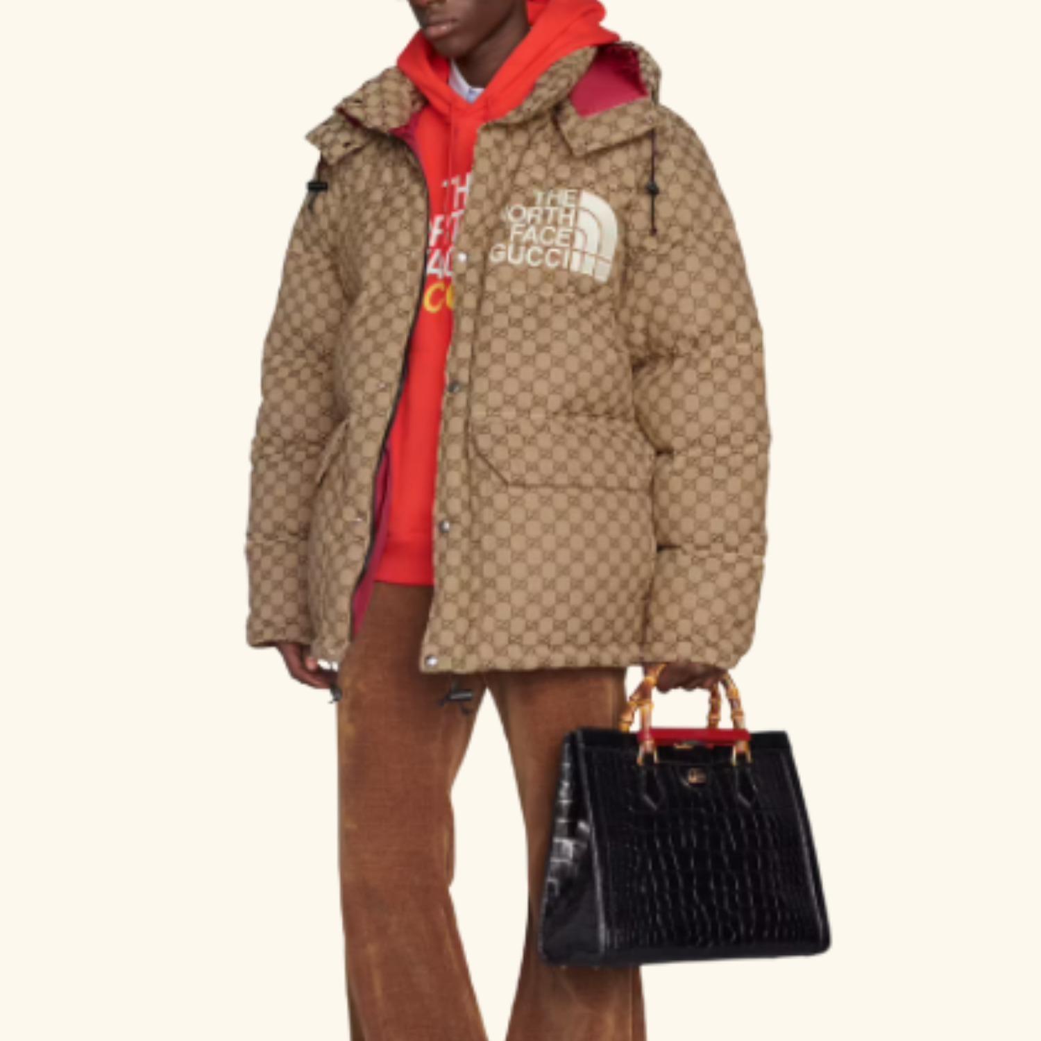 THE NORTH FACE GUCCI GGキャンバス ダウンコート 670766 Z8APX 2190
