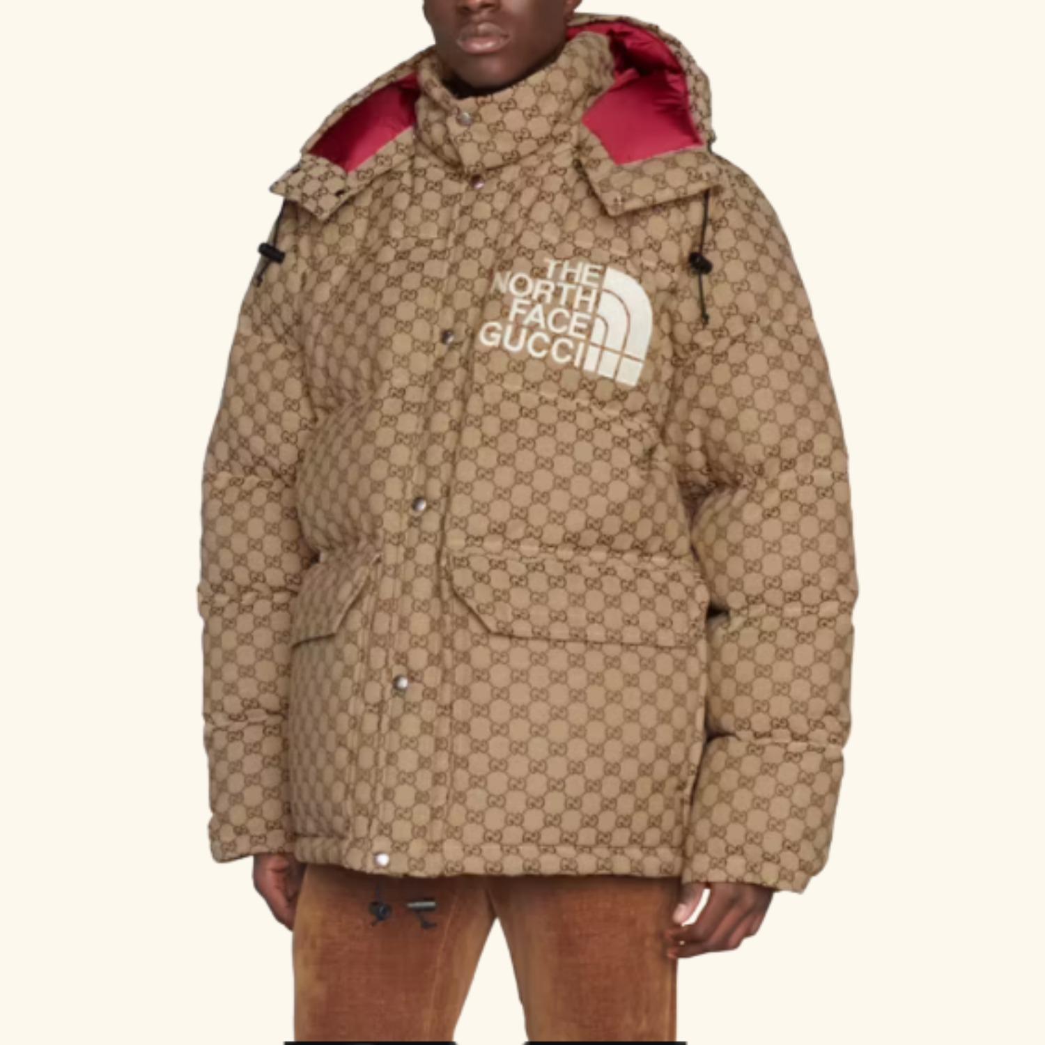 THE NORTH FACE GUCCI GGキャンバス ダウンコート 670766 Z8APX 2190
