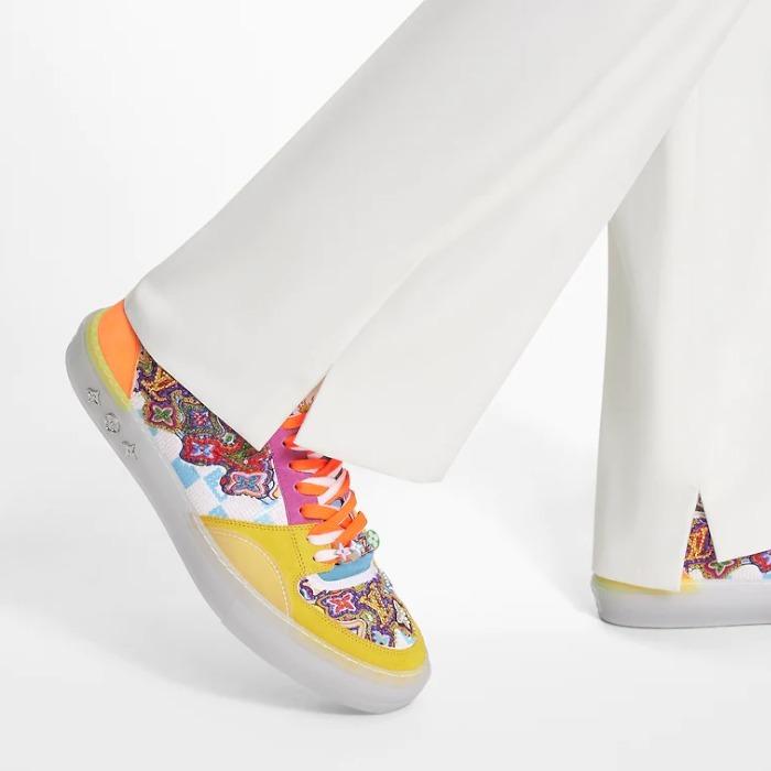 Louis Vuitton LVオリ・ラインスニーカー 黄 1A8Q49