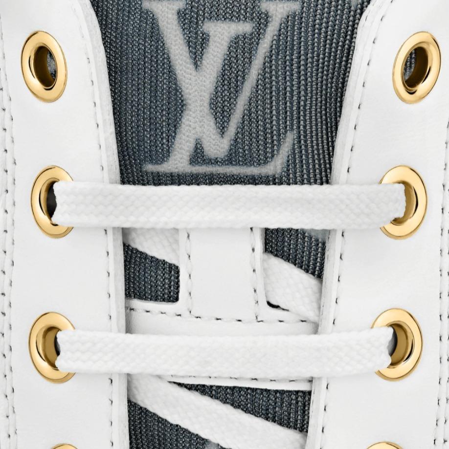 ルイヴィトン モノグラム LOUIS VUITTON スニーカー ステラー 黒 白 靴 1A8NN4