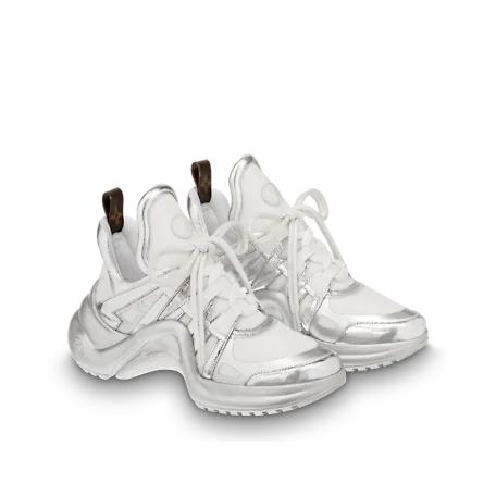 LOUIS VUITTON LVアークライト スニーカー メタリック 1A52JE