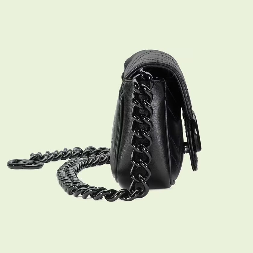 グッチショルダーバッグ GGマーモント ベルトバッグ オシャレ 699757 UM8KV 1000