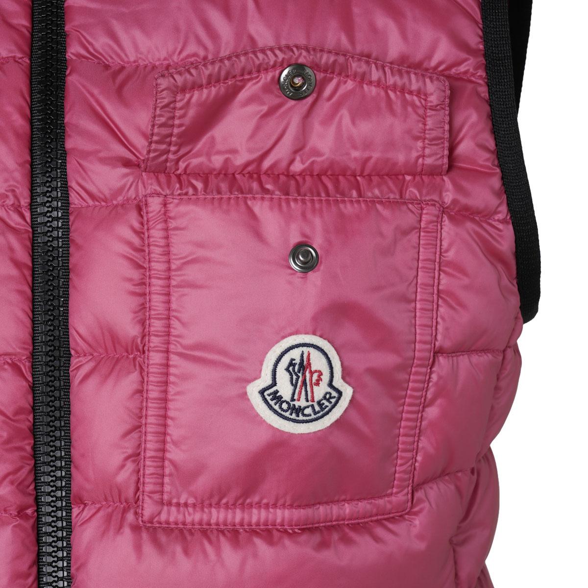 モンクレール MONCLER ダウンベスト ピンク glyco 1a00062 5396q 542