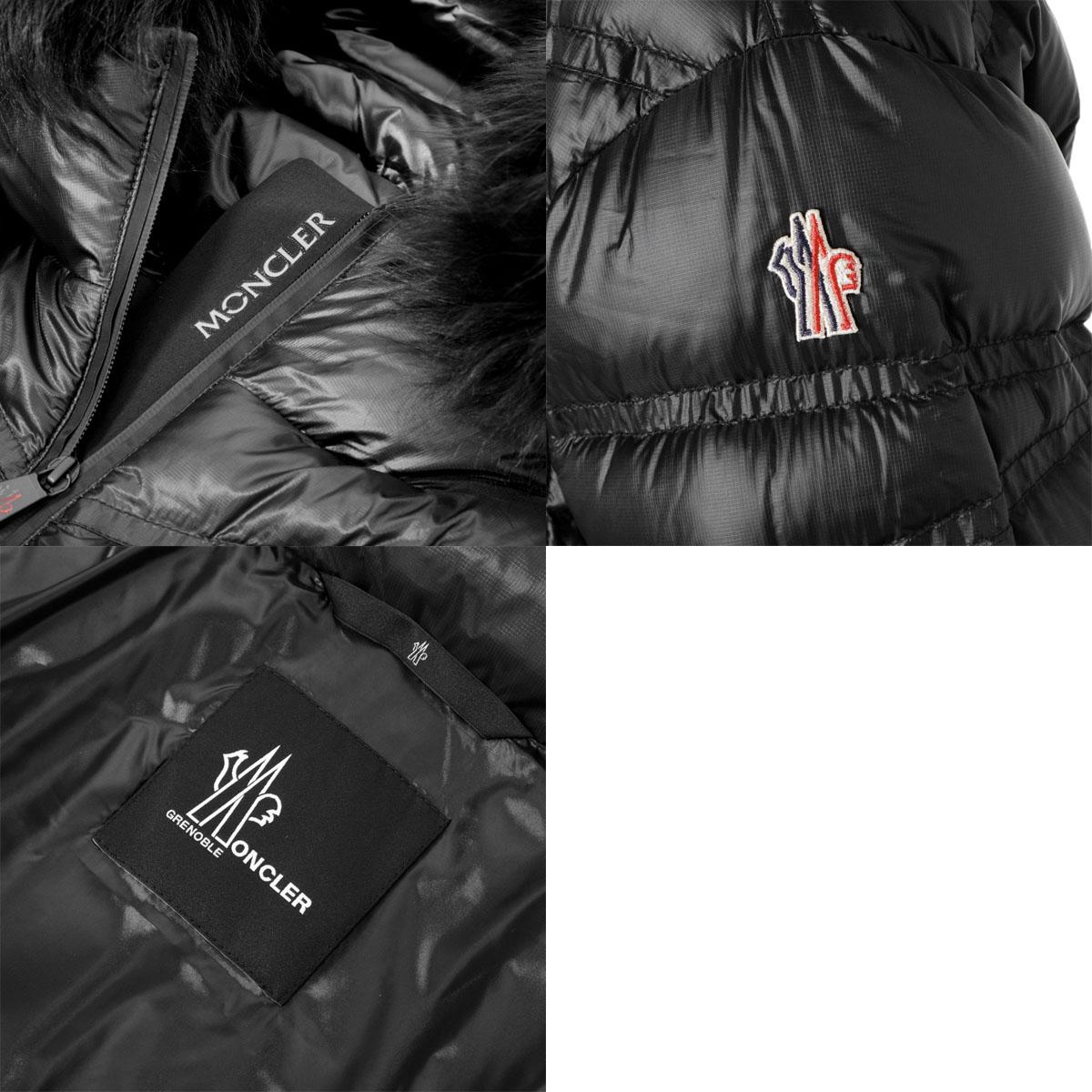 モンクレール グルノーブル MONCLER GRENOBLE ダウンジャケット ブラック レディース bernin 1a00050 539yl 999