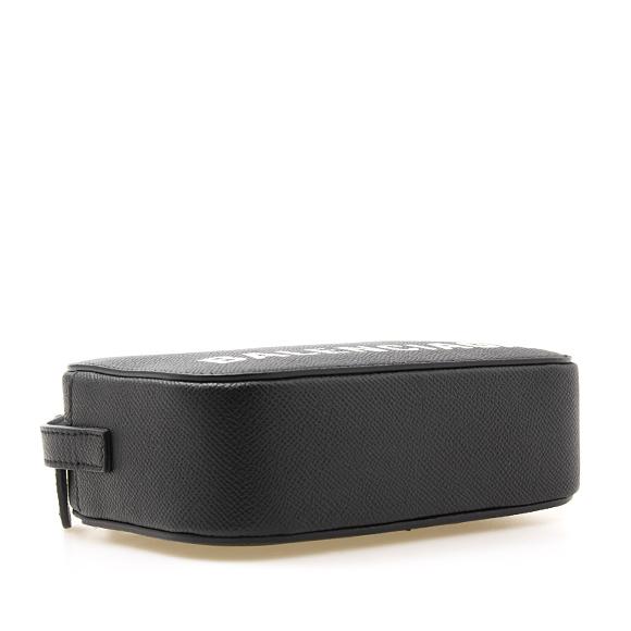 バレンシアガ バッグ レディース ショルダーバッグ ブラック VILLE CAMERA BAG XS 558171 0OTNM 1090 BLACK/L WHITE