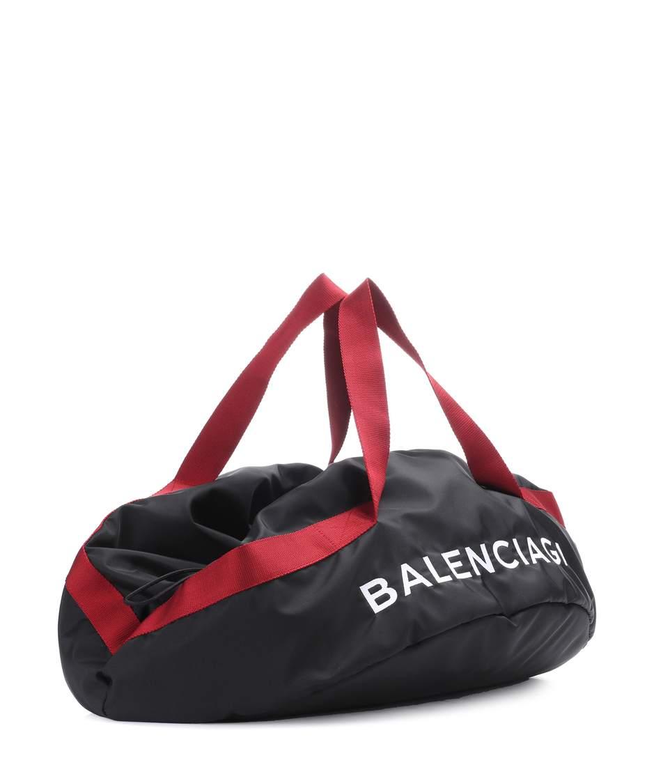 バレンシアガ ボストンバッグ  レディース ギフト プレゼント 青 ナイロン 旅行 スポーツ 489941 9f91x 1091 WHEEL BAG M ホイール バッグ