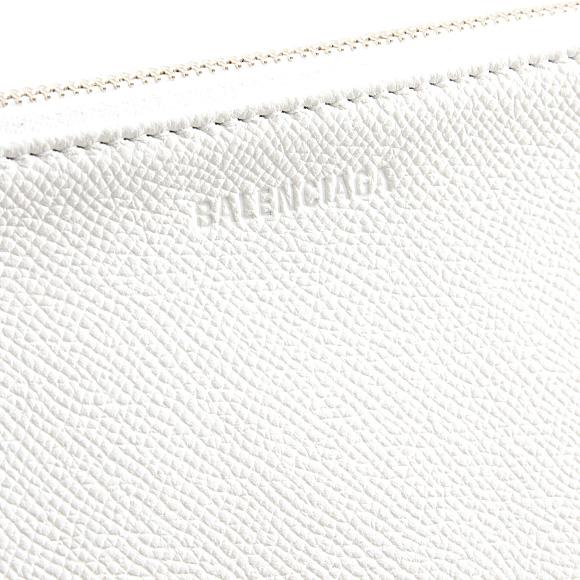 バレンシアガ ドキュメントケース ホワイト POUCH L VILLE 575215 0OTII 9000 WHITE BLACK