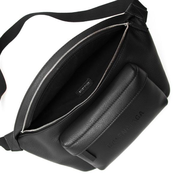 バレンシアガバッグ メンズ ウエストバッグ ブラック EVERYDAY BELT PACK 552375 DLQ4N 1065 BLACK/L BLACK