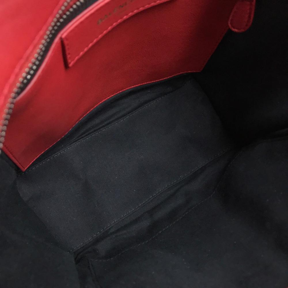 バレンシアガ 452458 2WAYバッグ　ショルダーバッグ バザール　ショッパー　XS ハンドバッグ レザー レッド レディース