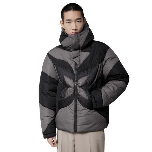 ルイ・ヴィトン LV メンズ モノグラムフラワーフーデッドパッファー 1ABZFA