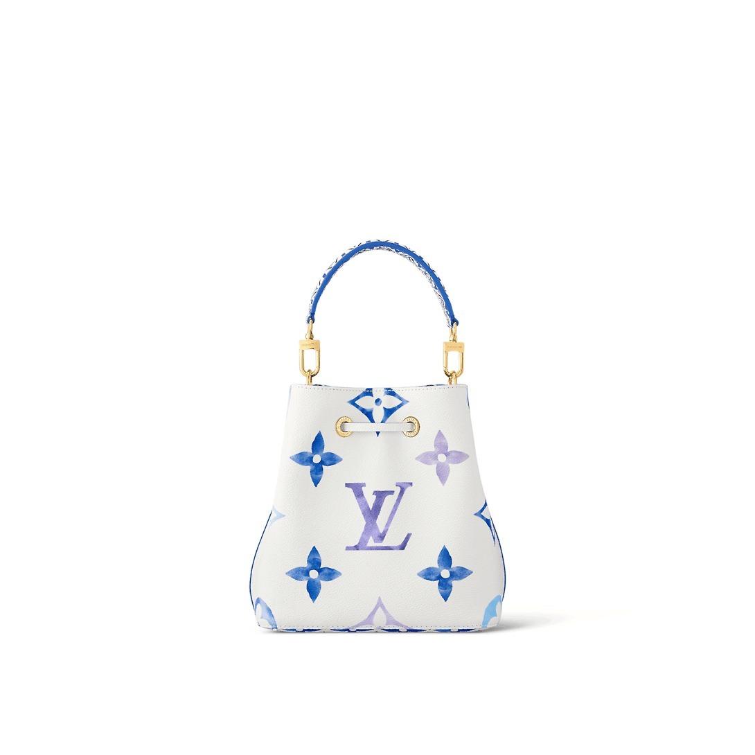 ルイ・ヴィトン モノグラム ト ネオノエBB LV バイ・ザ・プール ブルー ショルダーバッグ ハンドバッグ 2WAYバッグ 巾着  M22986