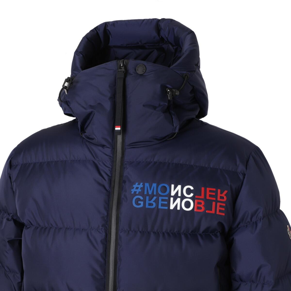 モンクレール グルノーブル MONCLER GRENOBLE フーデッド ダウンジャケット ブルー メンズ isorno 1a00015 5399e 764