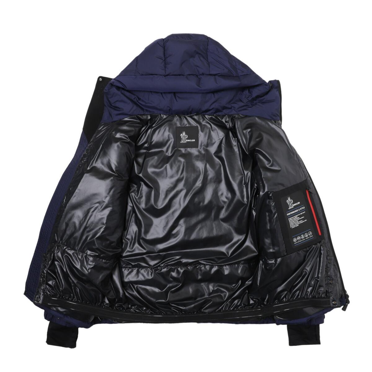モンクレール グルノーブル MONCLER GRENOBLE フーデッド ダウンジャケット ブルー メンズ isorno 1a00015 5399e 764