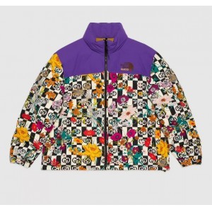 ノースフェイス×グッチ フローラルダウンジャケット 663757 XAADO 9223