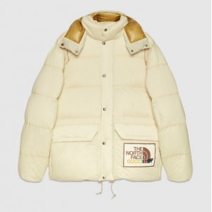 ノースフェイス × グッチ 軽量 ダウンジャケット 663753 XAAC0 9118