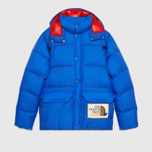 ノースフェイス × グッチ  軽量 ダウンジャケット 663753 XAACW 4316