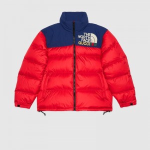 ノースフェイス × グッチ ダウンジャケット 663733 XLUHP 6159