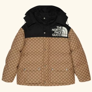 THE NORTH FACE GUCCI GGキャンバス ダウンジャケット 670908