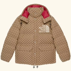 THE NORTH FACE GUCCI GGキャンバス ダウンコート 670766 Z8APX 2190