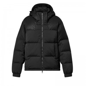 LOUIS VUITTON ダウンジャケット ロゴ フード モノグラム 1AFA35