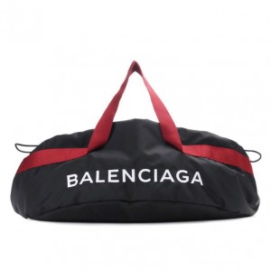 バレンシアガ ボストンバッグ  レディース ギフト プレゼント 青 ナイロン 旅行 スポーツ 489941 9f91x 1091 WHEEL BAG M ホイール バッグ