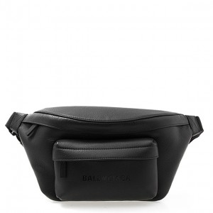 バレンシアガバッグ メンズ ウエストバッグ ブラック EVERYDAY BELT PACK 552375 DLQ4N 1065 BLACK/L BLACK