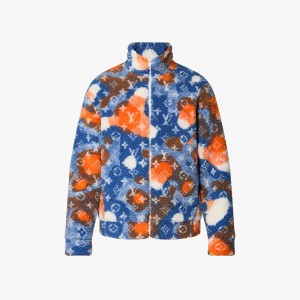 ルイ・ヴィトン LOUIS VUITTON カモフラージュジャガード フリースジャケット 1AAU8L