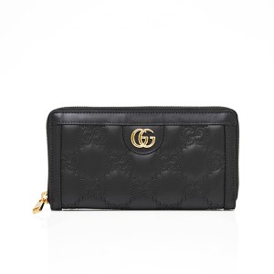 グッチ財布スーパーコピー 723784 GUCCI GGマトラッセ ジップアラウンドウォレット 長財布 ブラック 723784 UM8IG 1000
