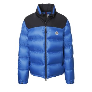 MONCLER モンクレール ダウンジャケット PEUPLIER プープリエ メンズ ナイロン フード収納 ブルゾン アイコンパッチ 撥水 1A00147 5967G 725