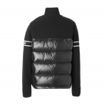 モンクレール MONCLER ダウン切り替え ニットブルゾン ブルー メンズ 9b00016 m1121 742
