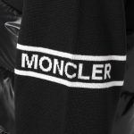 モンクレール MONCLER ダウン切り替え ニットブルゾン ブルー メンズ 9b00016 m1121 742
