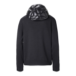 モンクレール激安 MONCLER ダウン切り替え ニットブルゾン ブラック メンズ 9b00024 m1121 999