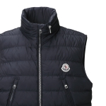 モンクレール MONCLER ダウンベスト ジレ ブルー メンズ albyt 1a00060 54a81 778