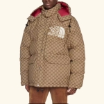 THE NORTH FACE GUCCI GGキャンバス ダウンコート 670766 Z8APX 2190