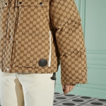 GUCCI GGコットンキャンバス ダウンジャケット 717558 Z9AAR 2184