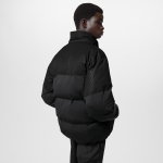 LOUIS VUITTON ダウンジャケット ロゴ フード モノグラム 1AFA35