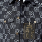 Louis Vuitton ディストーテッドダミエデニムジャケット 1A8WBK
