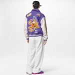 LOUIS VUITTON マルチパッチミックスレザーバーシティブルゾン 1AAHH6