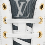 ルイヴィトン モノグラム LOUIS VUITTON スニーカー ステラー 黒 白 靴 1A8NN4