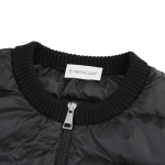 モンクレール MONCLER ダウン切り替え ジップカーディガン ブラック レディース 9b00006 m1939 999
