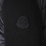 モンクレール MONCLER ダウン切り替え ジップカーディガン ブラック レディース 9b00006 m1939 999