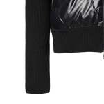 モンクレール MONCLER ダウン切り替え ニットブルゾン ブラック 9b00008 m1131 999