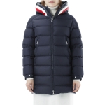 モンクレール MONCLER ロングダウンジャケット ブルー falzem 1c00008 68352 742
