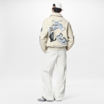 ルイヴィトン Louis Vuitton ミックスド レザー バーシティ ブルゾン 1AAHHC ホワイト