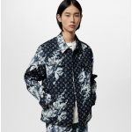 Louis Vuitton フラワーモノグラム デニム ジャケット 1AF748