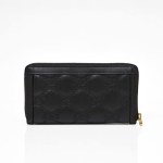 グッチ財布 723784 GUCCI GGマトラッセ ジップアラウンドウォレット 長財布 ブラック 723784 UM8IG 1000