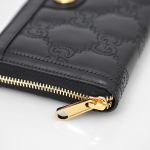 グッチ財布 723784 GUCCI GGマトラッセ ジップアラウンドウォレット 長財布 ブラック 723784 UM8IG 1000