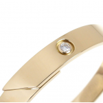 カルティエブレスレット　アニバーサリー　イエローゴールド×1Pダイヤ　K18YG×ダイヤ　18金　750　イエローゴールド　18K B6011417